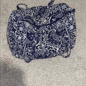 Vera Bradley Large Duffel Navy Blue